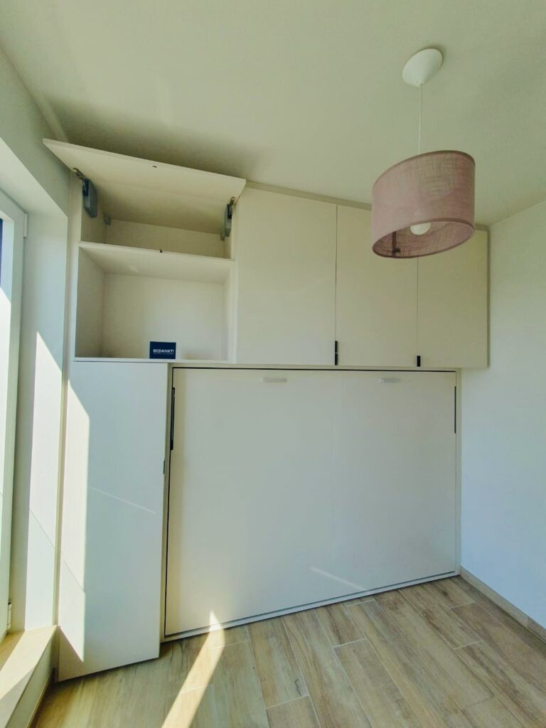 Opklapbed Boone-Optima-horizontaal-140-met-kasten